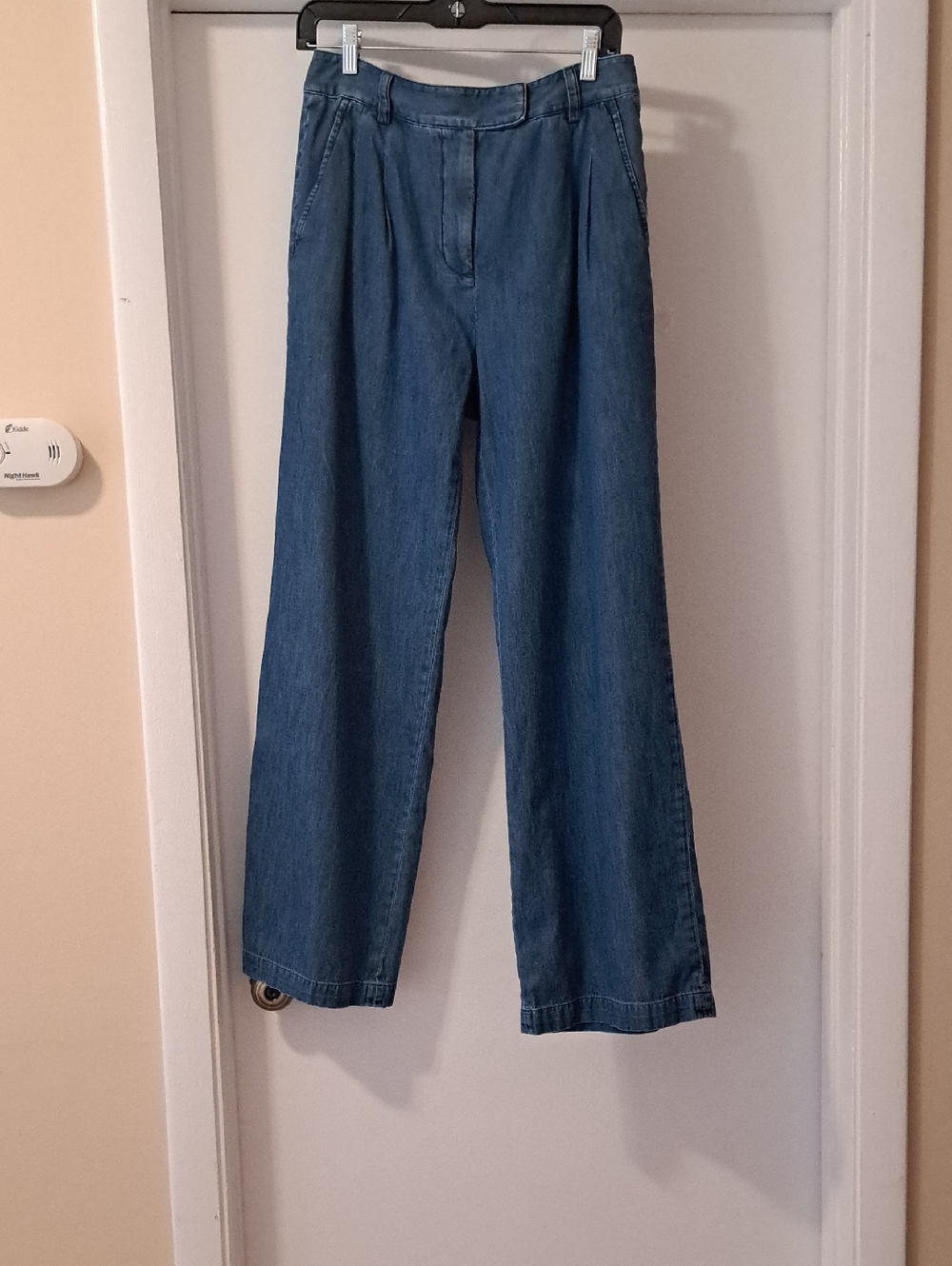 J. McLaughlin Wide-Leg High Waist  Lighter  Weight Denim Jeans Sz6 EUC